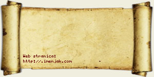 Una Džakula vizit kartica